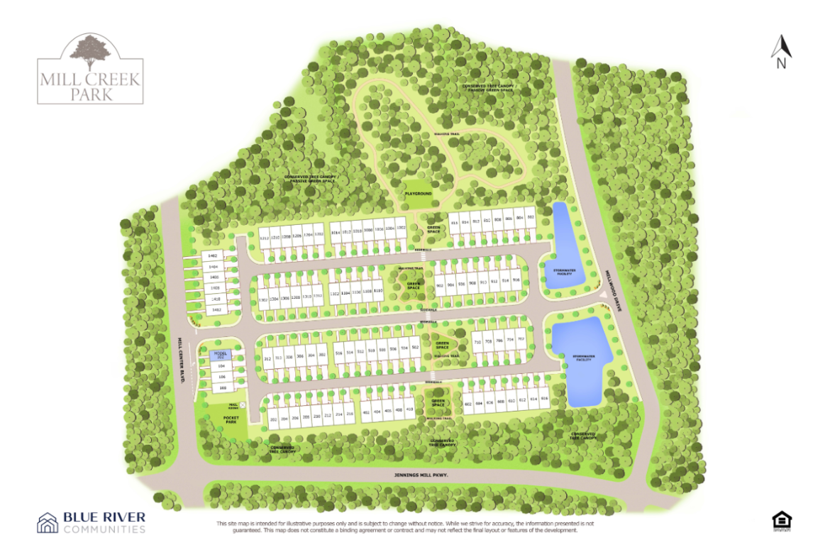 Mill Creek Park Site Plan